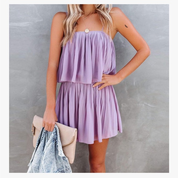 Light purple romper - Picture 1 of 4
